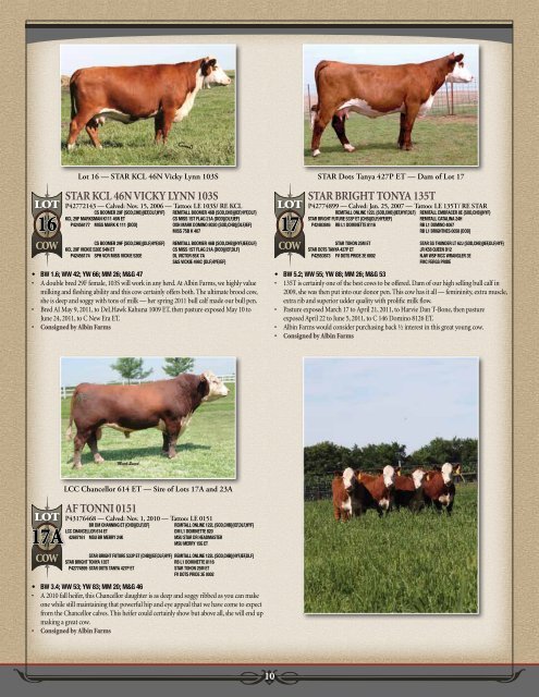 GENETIC IMPROVERS - Albin Farms, Newman, Illinois