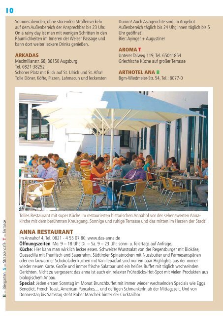 Biergarten-Guide Augsburg 2015