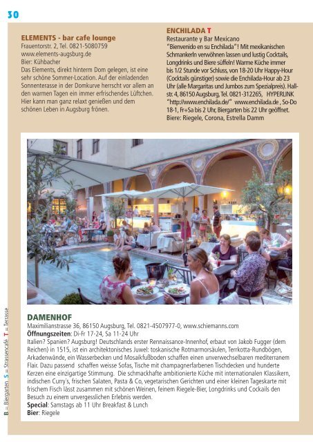 Biergarten-Guide Augsburg 2015