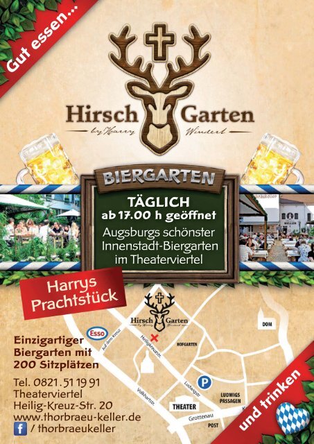 Biergarten-Guide Augsburg 2015