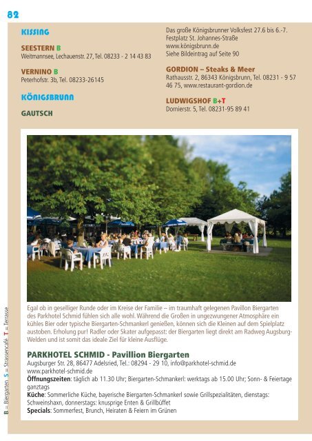 Biergarten-Guide Augsburg 2015