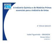 A indústria química e de matérias-primas essenciais para ... - Abrafati