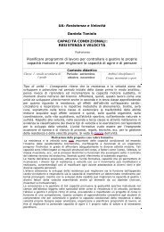 UA: Resistenza e Velocità Daniela Toniolo CAPACITÁ ... - Univirtual.it