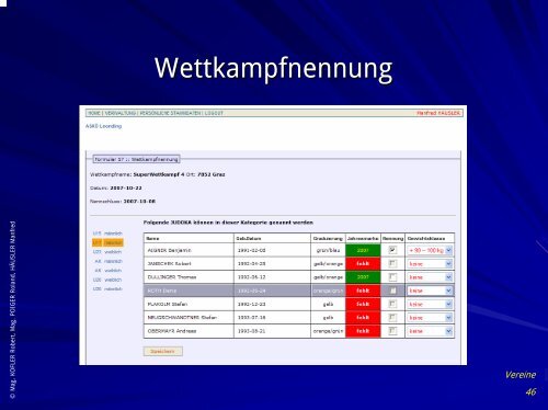 JAMA Verein - Judo Landesverband NiederÃ¶sterreich