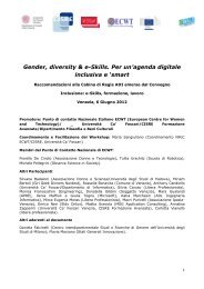 Gender, diversity & e-Skills. Per un'agenda digitale ... - Univirtual.it