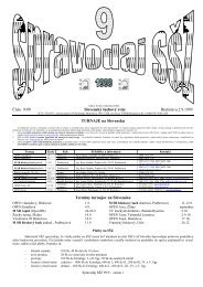 1999-09 Spravodaj SÅ Z - SlovenskÃ½ Å¡achovÃ½ zvÃ¤z