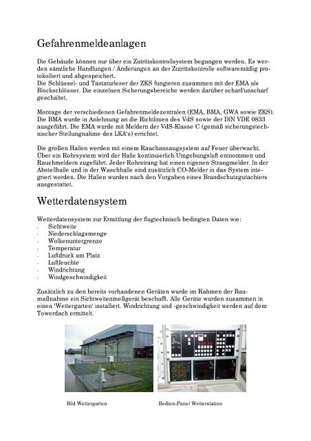 Projekt : BGS Hubschrauberlandeplatz Fuhlendorf ...