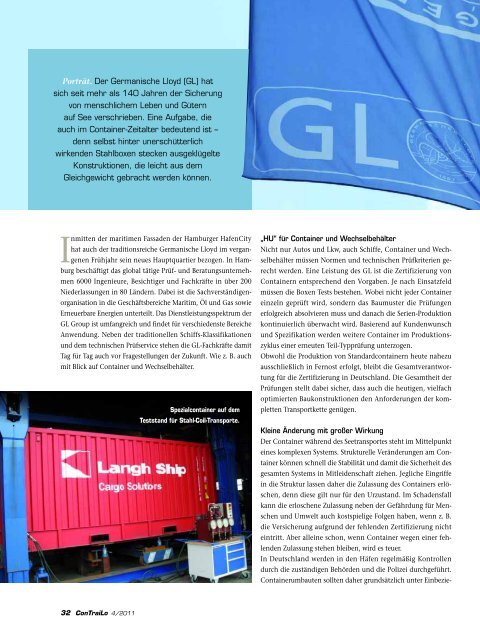 Container | Trailer | Logistik - Tagesaktuell
