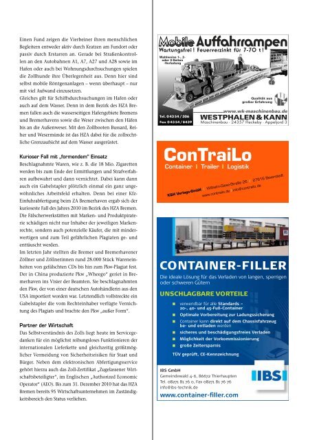 Container | Trailer | Logistik - Tagesaktuell