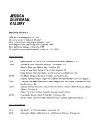 Desirée Holman - Jessica Silverman Gallery