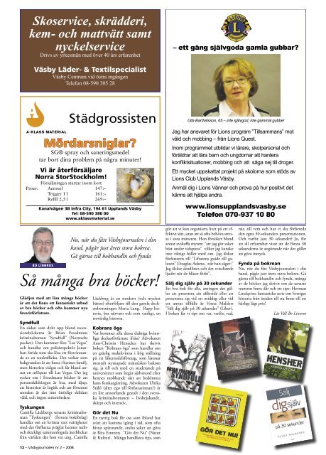 VÃ¤sbyjournalen nr 2, 2008 - vasbydirekt.se