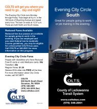 Evening City Circle - COLTS Bus