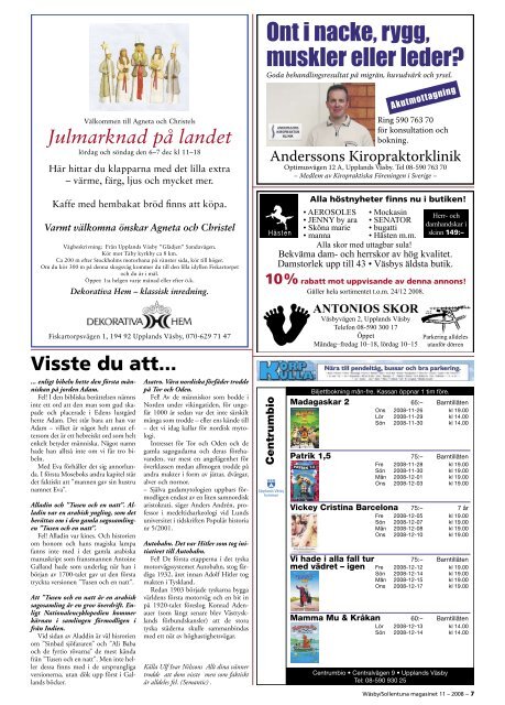 VÃ¤sbyjournalen nr 11, 2008 - VÃ¤dret Upplands-VÃ¤sby