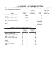 APPENDIX C â COST PROPOSAL FORM - COLTS Bus