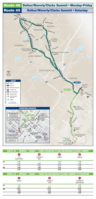 Colts Bus Map System pdf schedule - COLTS Bus