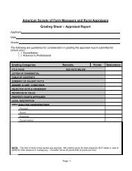 Demo Report Grading Sheet - ASFMRA