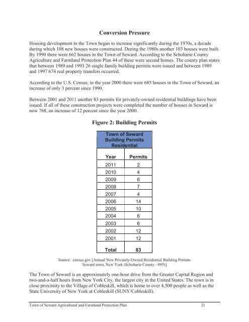 Town of Seward Draft Agriculture and Farmland ... - Schoharie County