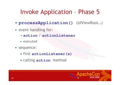 JSF and Apache MyFaces in Action - ApacheCon