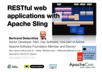 RESTful web applications with Apache Sling - ApacheCon