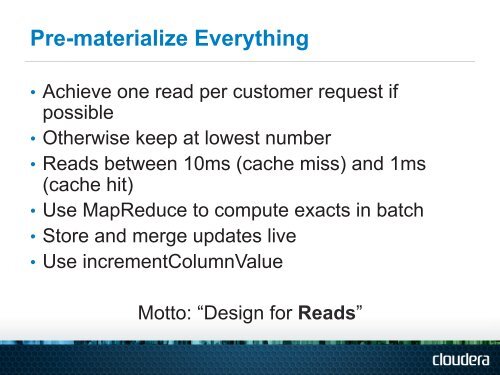 HBASE SCHEMA DESIGN - ApacheCon