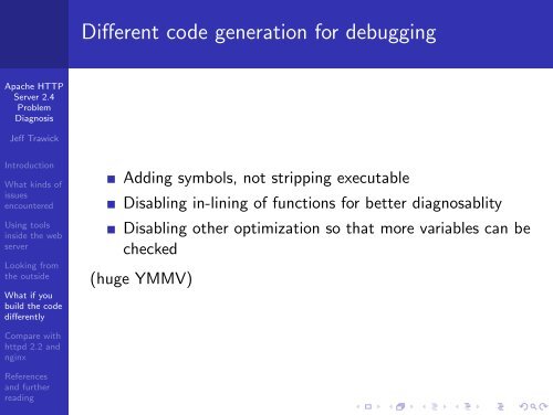 Apache HTTP Server 2.4 Problem Diagnosis