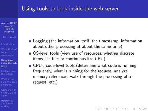 Apache HTTP Server 2.4 Problem Diagnosis