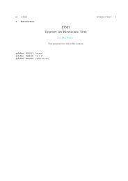 ETSET Typeset an Electronic Text - John Walker's Fourmilab