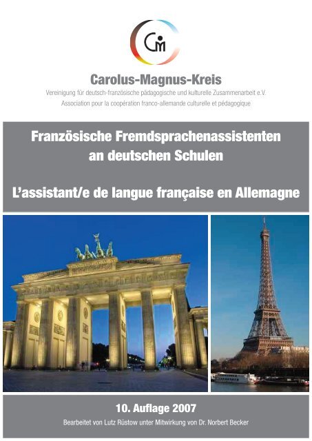 Französische Fremdsprachenassistenten an deutschen Schulen L ...