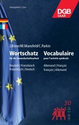 Wortschatz Vocabulaire