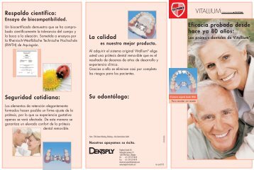 Vitallium folleto de paciente - Elephant Dental