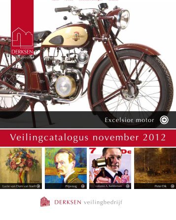 Veilingcatalogus november 2012 - Derksen veilingbedrijf