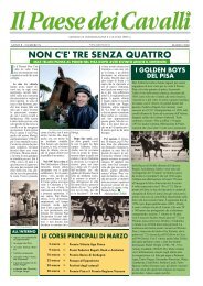 Il Paese dei Cavalli - Marzo 2008 (formato .pdf) - Ippodromo San ...