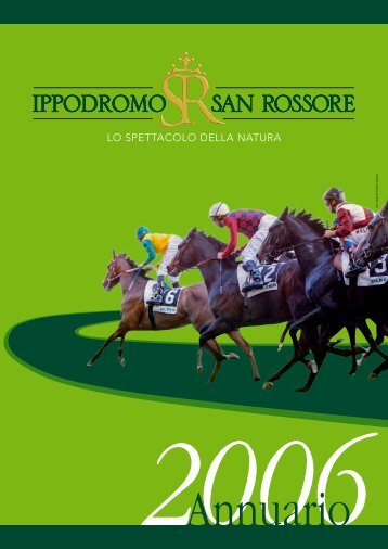 Annuario 2006 - Ippodromo San Rossore