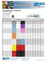 Insulated Ferrules, Single Bag - Z+F USA, Inc.