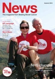 Autumn News 2010 - Beating Bowel Cancer