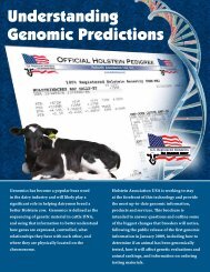 Understanding Genomic Predictions - CRI Genetics GmbH