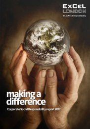 2012 CSR Brochure (PDF) - ExCeL London