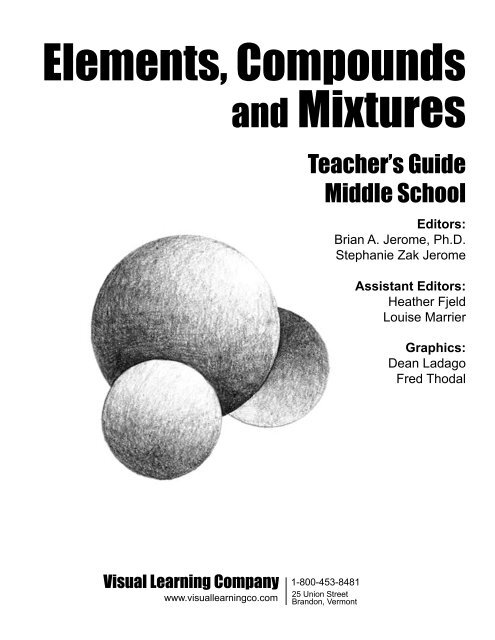 Elements, Compounds, Mixtures