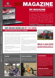 april 2012 mf-magazine voortaan online - Massey Ferguson