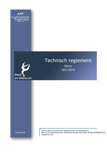 Technisch reglement - GymFed