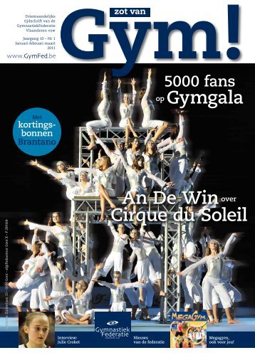 5000 fans op Gymgala An De Winover Cirque du Soleil - GymFed