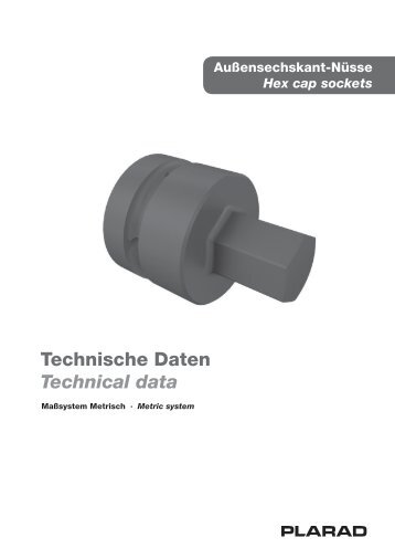 Technische Daten Technical data - Plarad