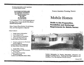 Mobile Homes - Eastern Interlake Planning District