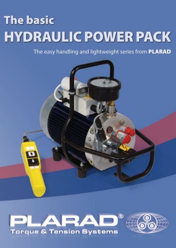 X1/X2 Hydraulic power pack -  Plarad