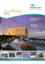 Newsletter vol1 2008 - Southern Sun Resorts
