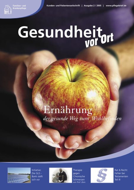 der gesunde Weg zum Wohlbefinden - Gesundheit vor Ort