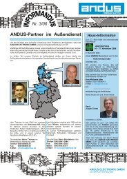 Andus-Partner im Außendienst