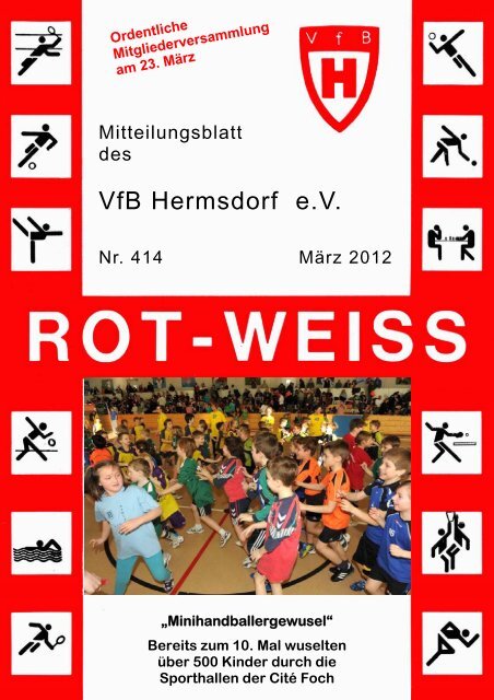 Termine - VfB Hermsdorf eV Vereinszeitung ROT-WEISS