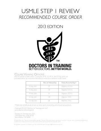 Doctors in Training USMLE Step 2 CK (Videos) doctors in training step 1 videos free download