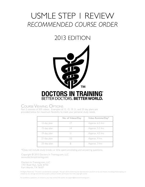 step 1 videos doctors in training step 1 videos doctors in training